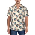 thumbnail image 1 of Yiaed 70s Disco Ball Print Hawaiian Shirt for Men Short Sleeve Button Down Shirts Beach Shirts for Men-3X-Large, 1 of 5