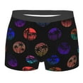thumbnail image 1 of Yiaed 80s Style Palm Trees Print Men's Soft Cotton Boxer Shorts Breathable Boxers Underwear Moisture-Wicking Underwear Stretch Boxer Briefs for Man-Small, 1 of 5