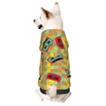 thumbnail image 1 of Yiaed 90s Audio Tape Print Dog Hoodie Security Pet Dog Costume Pets Dog Hoodie Sweatshirt with Pocket for Small Dogs-Medium, 1 of 5