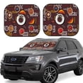 thumbnail image 1 of Yiaed A Cup Of Black Coffee On A Saucer Print Car Front Windshield Sun Shade,Foldable Anti-UV Car Sunshade for Front Window for Most Vehicles-Large, 1 of 5
