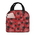 thumbnail image 1 of Yiaed A Web With A Spider 1 Print Insulated Lunch Bag Reusable Cute Tote Lunch Box, Leakproof Cooler Lunch Bags for Work Office Travel School Picnic, 1 of 5