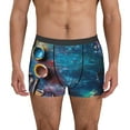 thumbnail image 1 of Yiaed Abstract Colorful Art Supplies Print Men's Soft Cotton Boxer Shorts Breathable Boxers Underwear Moisture-Wicking Underwear Stretch Boxer Briefs for Man-X-Large, 1 of 5
