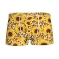 thumbnail image 1 of Yiaed Abstract Leopard Print Sunflower Print Boys' Boxer Briefs Cotton Casual Stretch Comfort Boys Boxers - Kids Boxer Briefs Underwear for Boys (6-18)-Small, 1 of 1