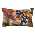 thumbnail image 1 of Yiaed Abstract Lion Painting Print Brushed Microfiber Envelope Pillowcases, Standard,Envelope Closure Pillow Cases(No pillow core)-14"x20", 1 of 6