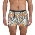 thumbnail image 1 of Yiaed Abstract Plants Mushroom Deer Print Men's Soft Cotton Boxer Shorts Breathable Boxers Underwear Moisture-Wicking Underwear Stretch Boxer Briefs for Man-X-Large, 1 of 5