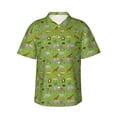 thumbnail image 1 of Yiaed African Animals 1 Print Hawaiian Shirt for Men Short Sleeve Button Down Shirts Beach Shirts for Men,3X-Large, 1 of 7