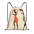 thumbnail image 1 of Yiaed African Women Print Drawstring Bags Drawstring Backpack Bulk String Back Pack Gym Sport Bag-Small, 1 of 5