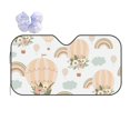 thumbnail image 1 of Yiaed Air Balloon and Flower Print Car Windshield Sunshade Front Auto Car Front Window Sun Shade Foldable Sun Visor Shield Cover Auto Accessories for Sedan SUV Truck-Medium, 1 of 5