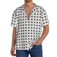 thumbnail image 1 of Yiaed Airplane Print Mens Casual Wrinkle Free Shirts Short Sleeve Button Down Summer Stretch Dress Shirt-4X-Large, 1 of 5