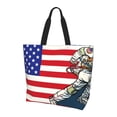 thumbnail image 1 of Yiaed American Astronaut Runs Forward Print Handbag for Women Tote Purse Shoulder Bag Large Fashion Hobo Purse Handbag Shopping Tote, 1 of 5