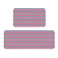 thumbnail image 1 of Yiaed American Patriotic Stars And Stripes Kitchen Rugs Sets of 2 Kitchen Mats Cushioned Anti Fatigue Kitchen Rug Tapetes Para Cocina for Sink,Laundry Room, 1 of 6