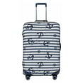 thumbnail image 1 of Yiaed Anchors And Steering Wheel Print Travel Luggage Cover Suitcase Protector Fits 18-32 Inch Luggage Wheel Covers Patterned Elastic Luggage Anti-scratch（No luggage）-Small, 1 of 5