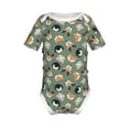 thumbnail image 1 of Yiaed Animal Heads Print Infant Climbing Short Sleeve Onesie One-Piece Baby Bodysuit Clothes 0-12 Months -9M, 1 of 6