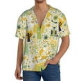 thumbnail image 1 of Yiaed Animal Tree Print Mens Casual Wrinkle Free Shirts Short Sleeve Button Down Summer Stretch Dress Shirt-XX-Large, 1 of 5