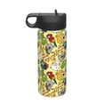 thumbnail image 1 of Yiaed Animals Print Water Bottle with Straw Lid, Stainless Steel Double Wall Insulated Water Bottle | Leak-Proof and Spill-Proof Water Bottle, 1 of 8