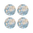 thumbnail image 1 of Yiaed Animals Travel World Map Print Leather Coasters for Drinks - Cup Coasters Coffee Table Kitchen Table Bar, Home & Office Gifts Handmade Drink Coasters-Round Shape, 1 of 6