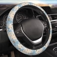 thumbnail image 1 of Yiaed Animals Travel World Map Steering Wheel Cover,Universal 15 Inch Anti Slip Steering Wheel Protector Car Accessories Interior for Auto Truck SUV, 1 of 5