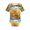 thumbnail image 1 of Yiaed Animals on Noah's Ark1 Print Infant Climbing Short Sleeve Onesie One-Piece Baby Bodysuit Clothes 0-12 Months -, 1 of 6