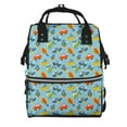 thumbnail image 1 of Yiaed Artoon Transport Print Multi-Function Travel Backpack Nappy Bags, Nursing Bag, Fashion Mummy, Roomy Waterproof for Baby Care, Stylish and Durable, 1 of 5