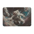 thumbnail image 1 of Yiaed Astronaut Polar Bear Roar Print Flannel Doormat Mat Outdoor Indoor Door Mats,Welcome Matt Outdoor Front Door Mat Doormat Outdoor Mat Outdoor Mat,16"x24", 1 of 7