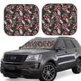 thumbnail image 1 of Yiaed Autumn Forest Mushrooms Print Car Front Windshield Sun Shade,Foldable Anti-UV Car Sunshade for Front Window for Most Vehicles-Small, 1 of 5
