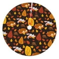 thumbnail image 1 of Yiaed Autumn Forest Small Animals Lazy Print Christmas Tree Skirt , Tree SkirtsTree Mat for Christmas Winter Holiday Indoor Decorations-36", 1 of 7