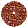 thumbnail image 1 of Yiaed Autumn Forest3 Print Christmas Tree Skirt , Tree SkirtsTree Mat for Christmas Winter Holiday Indoor Decorations-36", 1 of 7