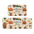 thumbnail image 1 of Yiaed Autumn In The Forest Kitchen Rugs Sets of 2 Kitchen Mats Cushioned Anti Fatigue Kitchen Rug Tapetes Para Cocina for Sink,Laundry Room, 1 of 6