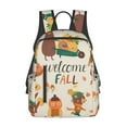 thumbnail image 1 of Yiaed Autumn In The Forest Print Lightweight Backpack Travel Backpacks Hiking Daypack for Women Men, 1 of 5