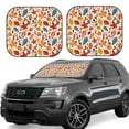thumbnail image 1 of Yiaed Autumn Leaves Print Car Front Windshield Sun Shade,Foldable Anti-UV Car Sunshade for Front Window for Most Vehicles-Small, 1 of 5