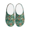 thumbnail image 1 of Yiaed Autumn Maple Leaves 1 Print Slippers Fuzzy Warm Cozy Slippers Non Slip House Slippers For Indoor Outdoor Slippers House Slippers-37/38, 1 of 7