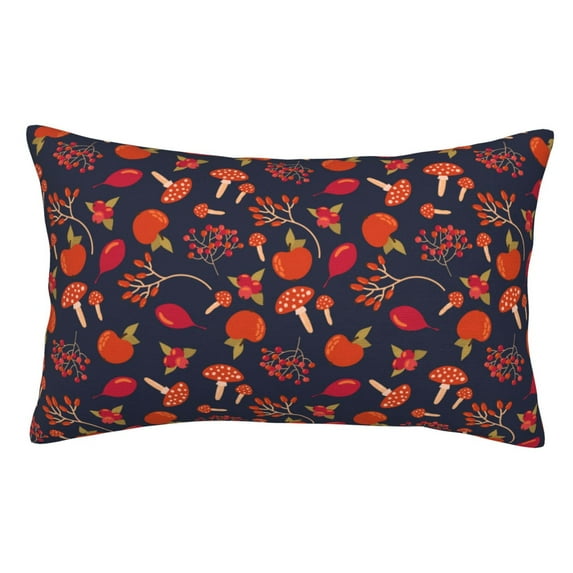 Yiaed Autumnal Forest Print Brushed Microfiber Envelope Pillowcases, Standard,Envelope Closure Pillow Cases(No pillow core)-16"x24"