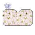 thumbnail image 1 of Yiaed Avocado Doing Sport Yoga Print Car Windshield Sunshade Front Auto Car Front Window Sun Shade Foldable Sun Visor Shield Cover Auto Accessories for Sedan SUV Truck-Medium, 1 of 5