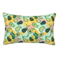 thumbnail image 1 of Yiaed Avocado Print Brushed Microfiber Envelope Pillowcases, Standard,Envelope Closure Pillow Cases(No pillow core)-14"x20", 1 of 6