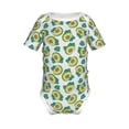 thumbnail image 1 of Yiaed Avocado Sleeping Print Infant Climbing Short Sleeve Onesie One-Piece Baby Bodysuit Clothes 0-12 Months -6 Months, 1 of 6