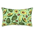 thumbnail image 1 of Yiaed Avocado With Seeds Print Brushed Microfiber Envelope Pillowcases, Standard,Envelope Closure Pillow Cases(No pillow core)-20"x30", 1 of 6