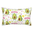 thumbnail image 1 of Yiaed Avocado Work Out Print Brushed Microfiber Envelope Pillowcases, Standard,Envelope Closure Pillow Cases(No pillow core)-14"x20", 1 of 6