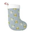 thumbnail image 1 of Yiaed Baby Elephant Giraffe Print Christmas Stockings, Christmas Stockings Hanging Ornaments, Christmas Stockings for Family Christmas Holiday Decorations, 1 of 7