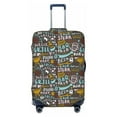 thumbnail image 1 of Yiaed Barbeque Print Travel Luggage Cover Suitcase Protector Fits 18-32 Inch Luggage Wheel Covers Patterned Elastic Luggage Anti-scratch（No luggage）-Large, 1 of 5