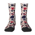 thumbnail image 1 of Yiaed Barbeque1 Print Great elasticity Crew Socks Sports socks for Men and Women, 1 of 5