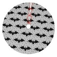 Yiaed Bat Print Christmas Tree Skirt , Tree SkirtsTree Mat for