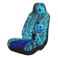 thumbnail image 1 of Yiaed Beautiful Blue Peacock Print Car Seat Covers,Universal Auto Seats Protector Fits for Car,SUV Sedan,Truck,Automotive Seat Covers & Accessories-1, 1 of 9