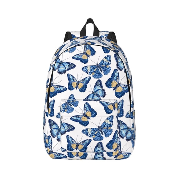 Yiaed Beautiful Butterflies Print Backpack, Premium Laptop Backpack, Travel Backpack for Women, Lightweight Backpacks, Comfortable Back Pack-Small