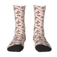 thumbnail image 1 of Yiaed Beautiful Butterflies and Hearts Print Great elasticity Crew Socks Sports socks for Men and Women, 1 of 5