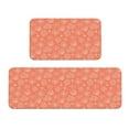 thumbnail image 1 of Yiaed Beautiful Corals Kitchen Rugs Sets of 2 Kitchen Mats Cushioned Anti Fatigue Kitchen Rug Tapetes Para Cocina for Sink,Laundry Room, 1 of 6