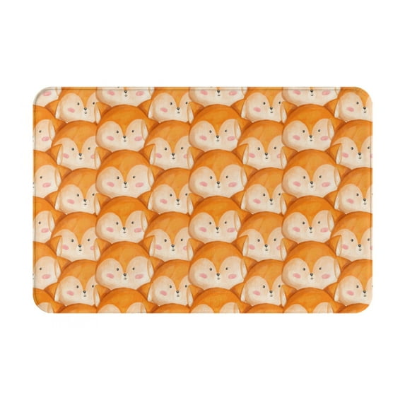 Yiaed Beautiful Fox A Print Flannel Doormat Mat Outdoor Indoor Door Mats,Welcome Matt Outdoor Front Door Mat Doormat Outdoor Mat Outdoor Mat,16"x24"