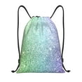 thumbnail image 1 of Yiaed Beautiful Glitter Print Drawstring Bags Drawstring Backpack Bulk String Back Pack Gym Sport Bag-Medium, 1 of 5