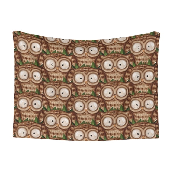 Yiaed Beautiful Owl Print Dog Blankets-Cat Blanket Washable for Couch Protection,Puppy Blanket, Soft Plush Reversible Throw Furniture Protector-Medium