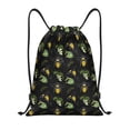 thumbnail image 1 of Yiaed Bee Floral Print Drawstring Bags Drawstring Backpack Bulk String Back Pack Gym Sport Bag-Small, 1 of 5