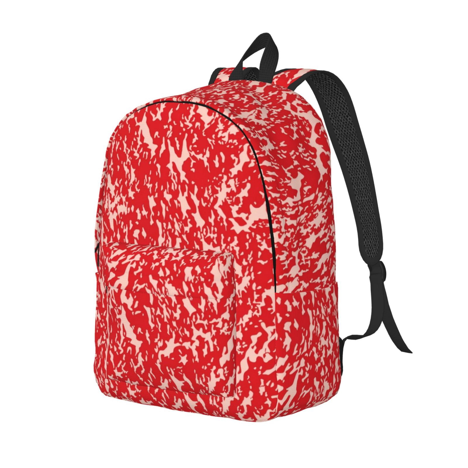 Yiaed Beef Print Laptop Backpack Travel Canvas Backpack Vintage ...